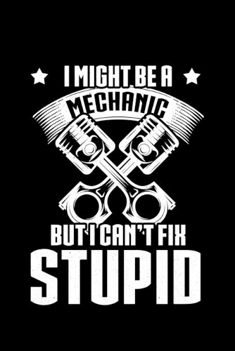 I Might Be a Mechanic But I can't Fix Stupid