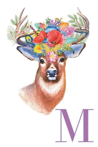 M: Letter M Monogram Journal, Personalized Gift, 6x9 Lined Blank Notebook, 150 Pages, Journal to Write in for Journaling, Notes, or Inspirational Quote