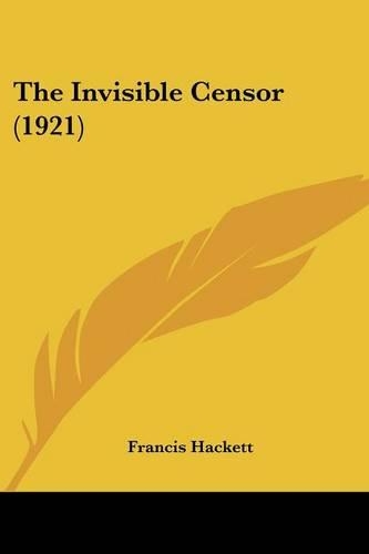 Invisible Censor (1921): (English)