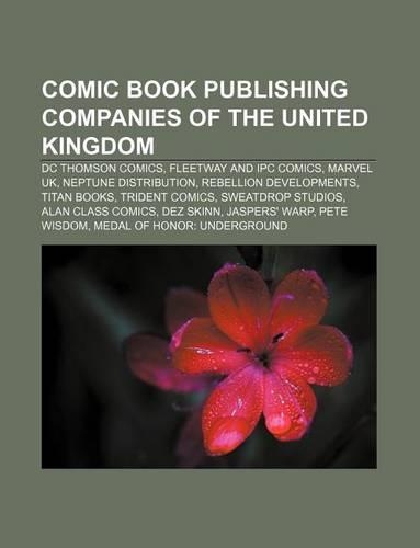 Comic Book Publishing Companies of the United Kingdom