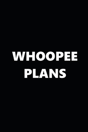 2020 Daily Planner Whoopee Plans Black White 388 Pages