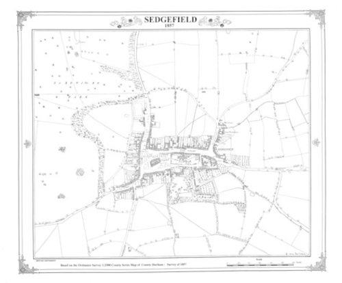 Sedgefield Co Durham 1857 Map: (No. 94 Heritage Cartography Victorian Town Map Series)