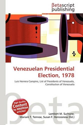 Venezuelan Presidential Election, 1978: (English)