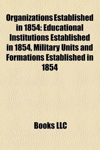 Organizations Established in 1854