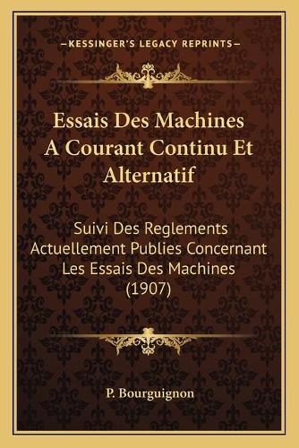 Essais Des Machines A Courant Continu Et Alternatif