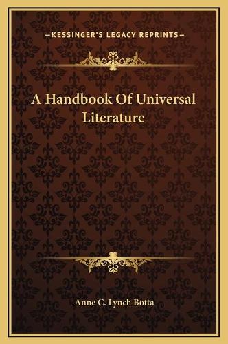 A Handbook Of Universal Literature