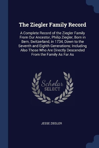The Ziegler Family Record