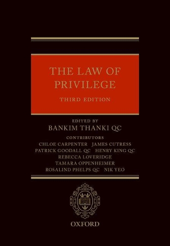 The Law of Privilege