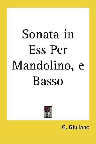 Sonata in Ess Per Mandolino, E Basso