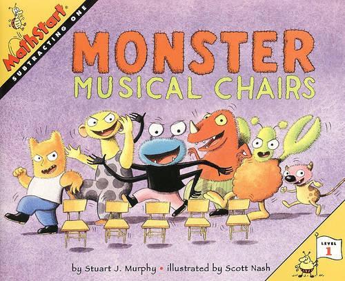 Monster Musical Chairs: Subtracting One(Mathstart: Level 1 (HarperCollins Paperback))