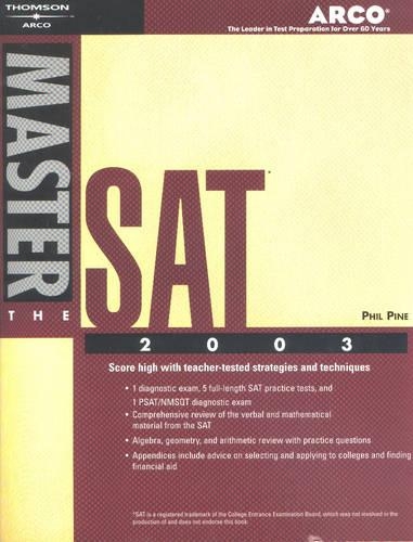 Master the Sat, 2003/E W/out C