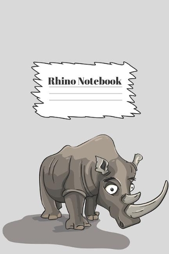Rhino Notebook: Rhino gifts for men, women and rhino lovers - Lined notebook/journal