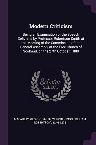 Modern Criticism