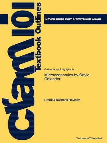 Studyguide for Microeconomics by Colander, David, ISBN 9780077247164: (English)