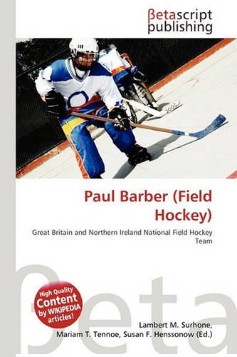 Paul Barber (Field Hockey): (English)