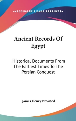 Ancient Records Of Egypt