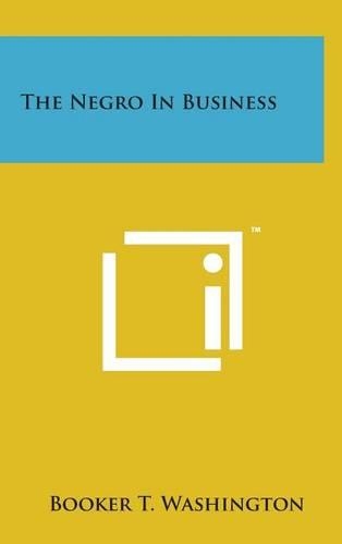 The Negro in Business: (English)