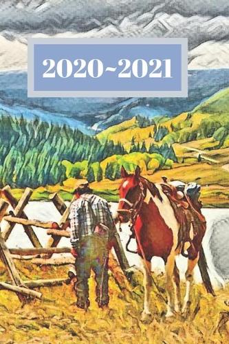A Man & His Horse Dated Calendar Planner 2 years To-Do Lists, Tasks, Notes Appointments: Small Pocket/Purse Size at-A-Glance Schedule Gift Notebook for Equine lovers(43 Years: Jan 2020 - Dec 2021, 25 Months Weekly Planner Book)