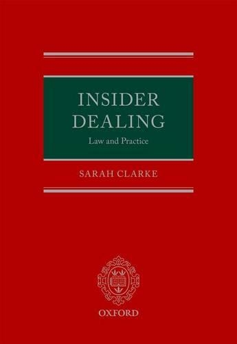 Insider Dealing: Law and Practice