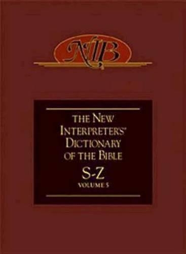 New Interpreter's Dictionary of the Bible Volume 5 - Nidb