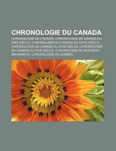 Chronologie Du Canada