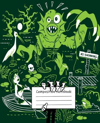 Swamp Monster College Ruled Journal