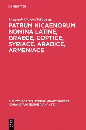 Patrum Nicaenorum Nomina, Latine, Graece, Coptice, Syriace, Arabice, Armeniace