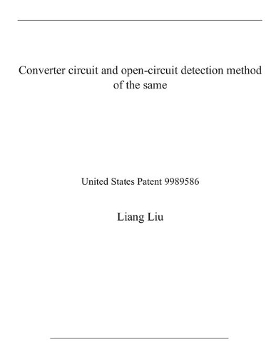 Converter circuit and open-circuit detection method of the same: United States Patent 9989586