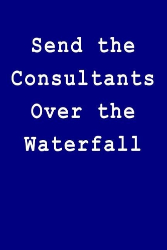 Send the Consultants Over the Waterfall: Blank Lined Journal
