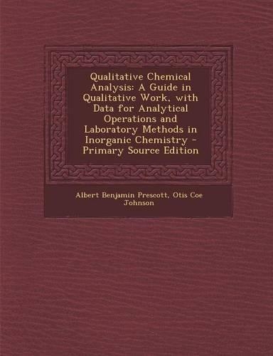 Qualitative Chemical Analysis