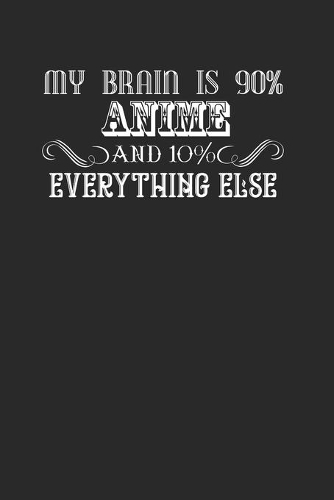 Funny Anime Lover Notebook 120 Page Lined Journal