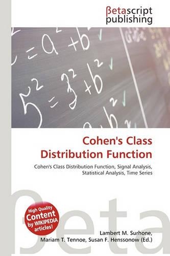 Cohen's Class Distribution Function