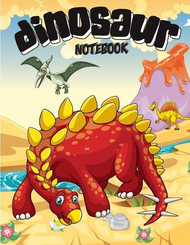 Dinosaur Notebook: Journal Notebook Diary (4 Inside Patterns): Lined, Dot Grid, Line Grid, Blank No Lined, Total 120 Pages, (8.5 X 11), ( Cute Dinosaur Cover )