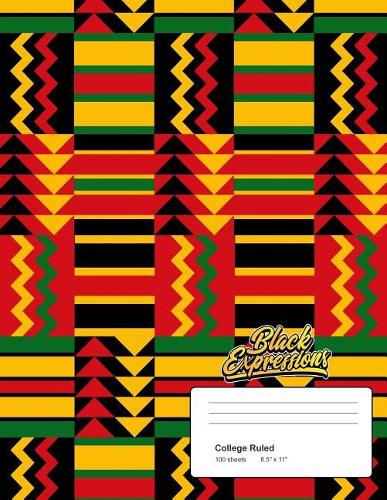 Black Expressions College Ruled