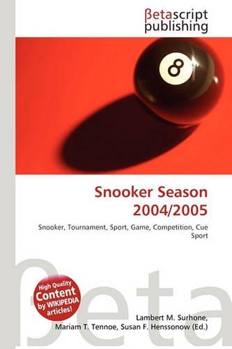 Snooker Season 2004/2005: (English)