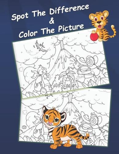 Spot The Difference & Color The Picture