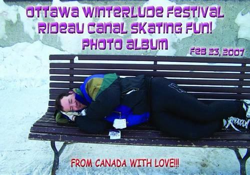 Ottawa Winterlude Festival - Rideau Canal Skateway Fun! Feb 23, 2007 Photo Album (English eBook C12)