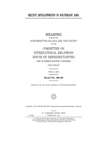 Recent developments in Southeast Asia