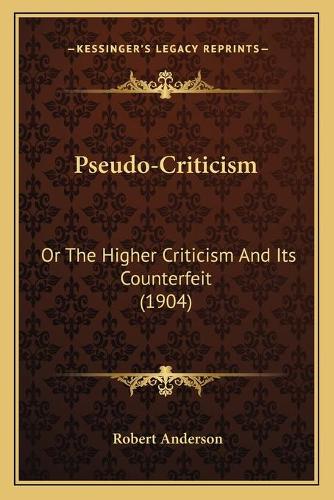 Pseudo-Criticism