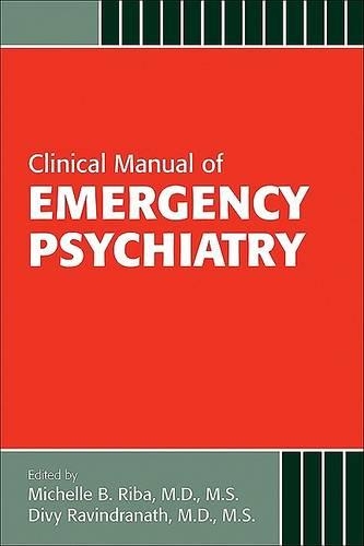 Clinical Manual of Emergency Psychiatry