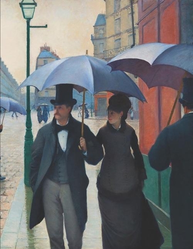 Gustave Caillebotte Black Paper Sketchbook: Paris Street Rainy Day (France) French Impressionism Art Notebook for Painting & Drawing with Vivid Colors For Colored Pencils, Chalk, Metallic Mark(15 Black Art Sketchbooks)
