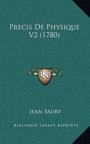 Precis De Physique V2 (1780)