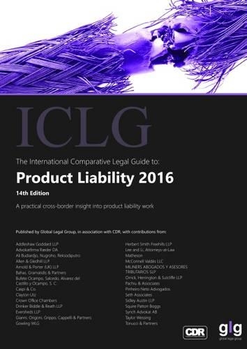 The International Comparative Legal Guide to: Product Liability