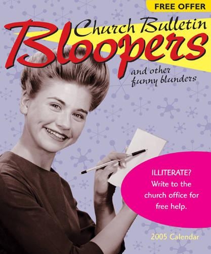 Church Bulletin Bloopers Calendar