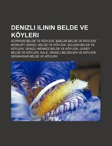 Denizli Ilinin Belde Ve Koyleri