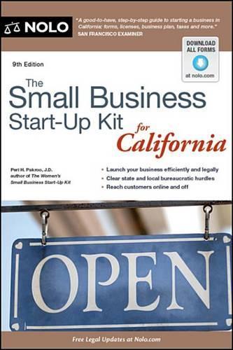 The Small Business Start-Up Kit for California