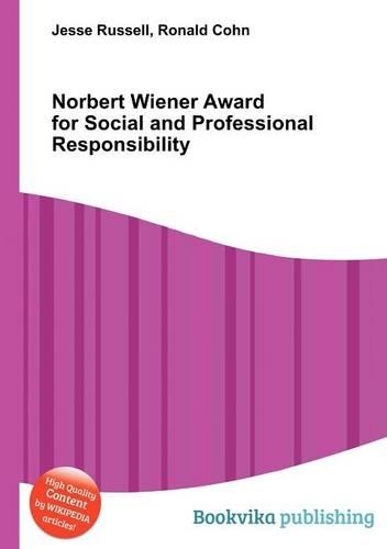 Norbert Wiener Award for Social and Professional Responsibility: (English)