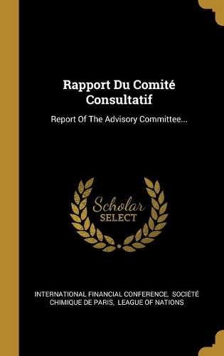 Rapport Du Comité Consultatif: Report Of The Advisory Committee...