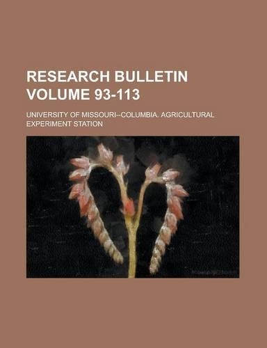 Research Bulletin Volume 93-113