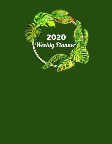 2020 Weekly Planner: 52 Week Start on Sunday Dark Green with Round Badge Calendar Schedule Organizer and Journal Notebook to help you plan and get organized